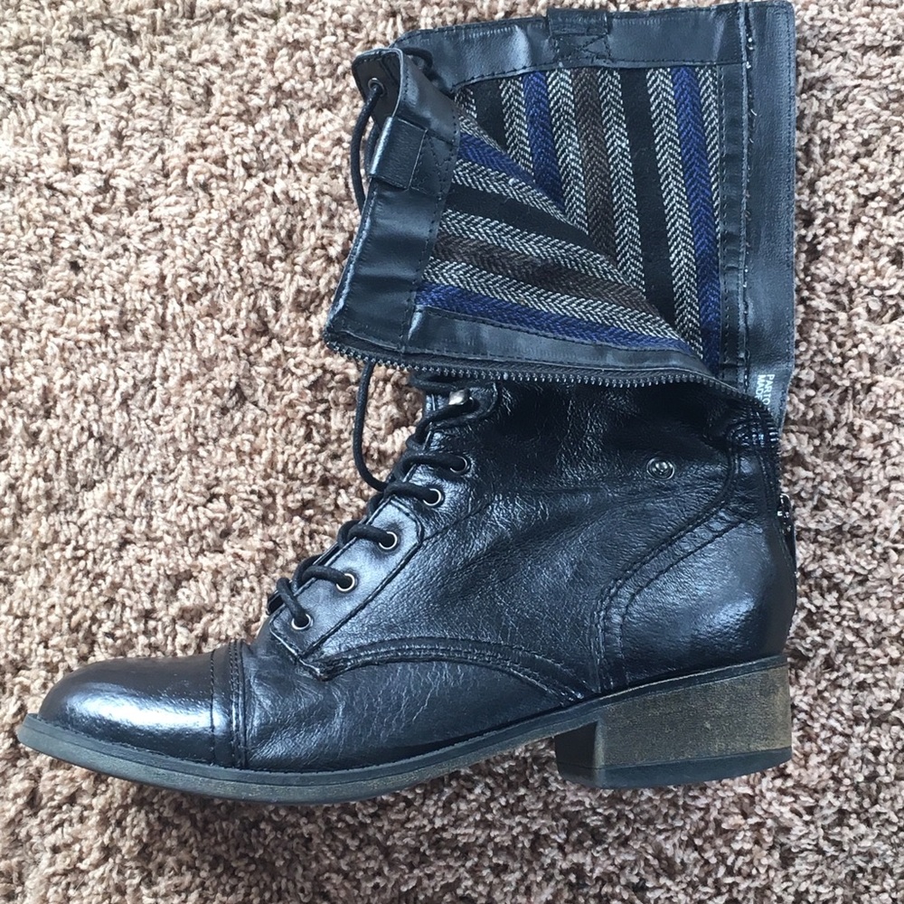 Steve Madden parto combat boots